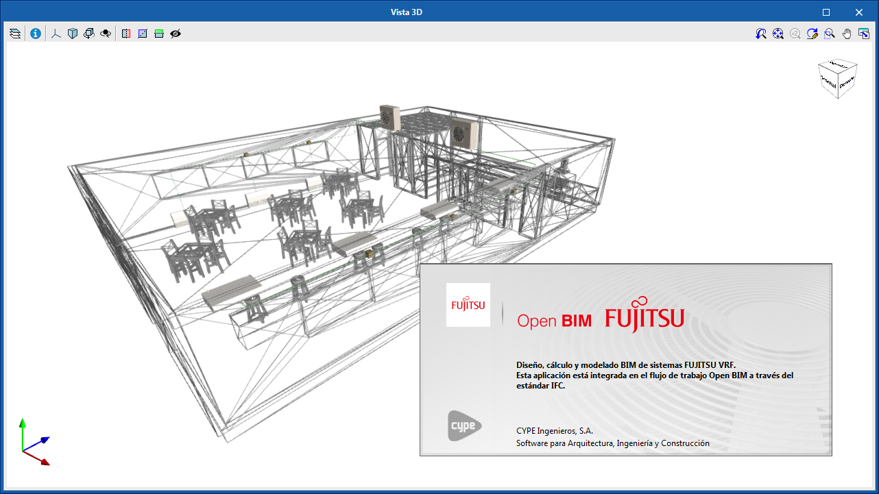 Open BIM FUJITSU. Diseño y cálculo de sistemas de climatización de FUJITSU